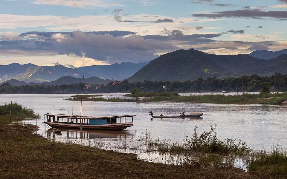 The Mekong at Luang Prabang, Laos